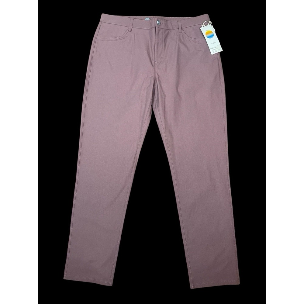 Vuori Meta Performance Chino Pants Mens 38X32 Chestnut Mauve‎ 4way Stretch New